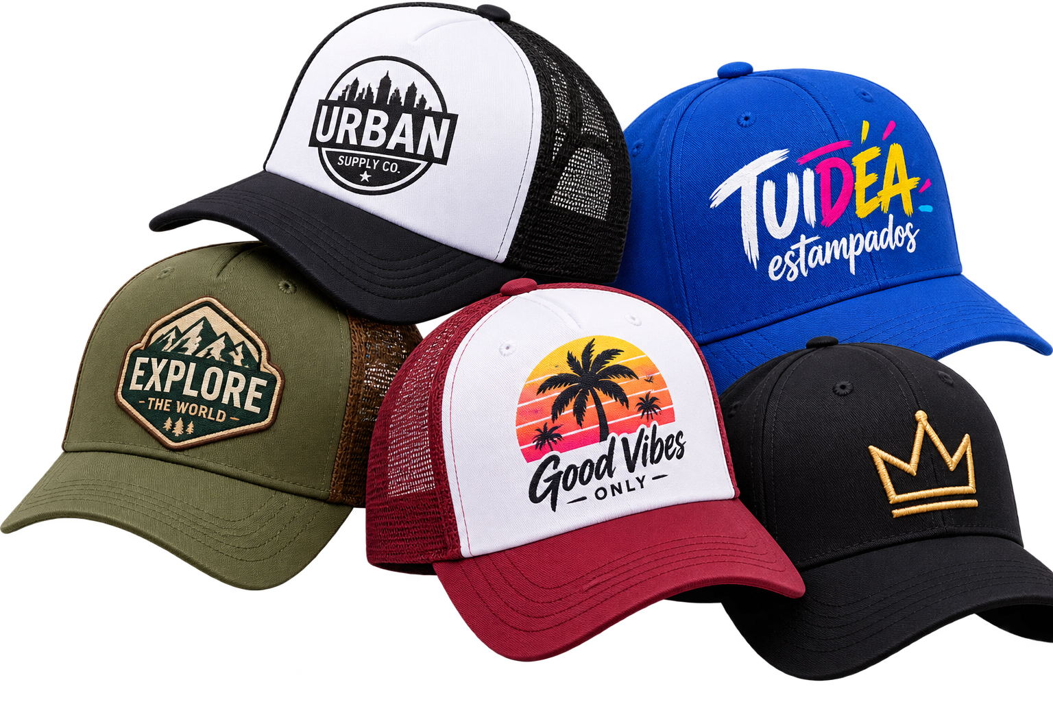 Gorras estampadas